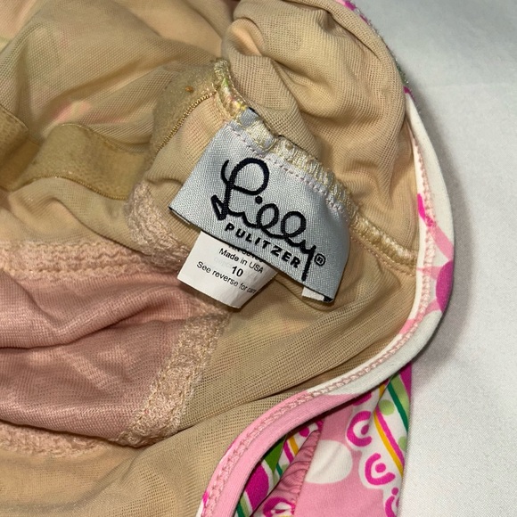Vintage Lily Pulitzer original Paisley pink one piece swimsuit Lily Pulitzer - Picture 9 of 12
